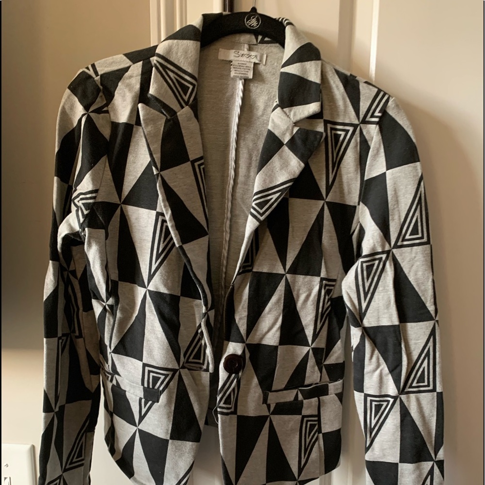 Geometric Blazer
